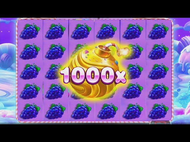 ПОЙМАЛ 5 БОМБОЧЕК ПО Х1000 в SWEET BONANZA 1000