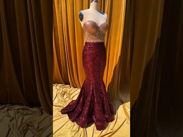 I made her into JESSICA RABBIT !! This Dress is Gorgeous! #shorts