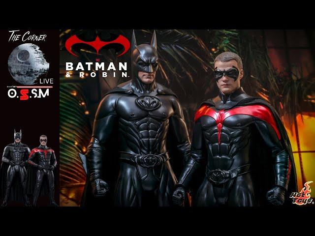 THE CORNER: HOT TOYS BATMAN & ROBIN 1/6 SCALE MOVIE MASTERPIECE FIGURES