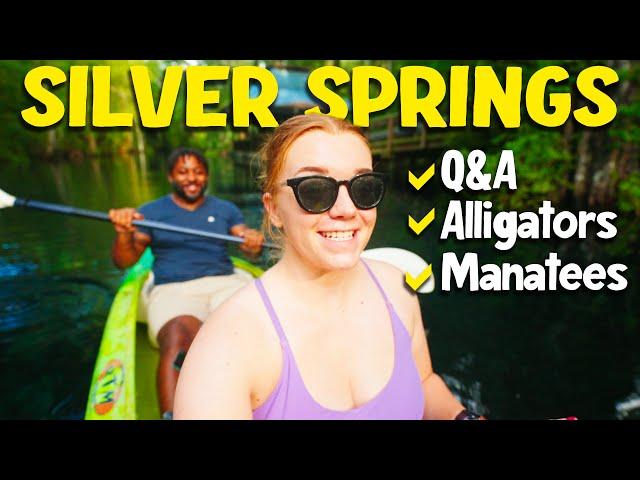 Kayaking SILVER SPRINGS in Ocala, FL! (Alligators, manatees, and Q&A)