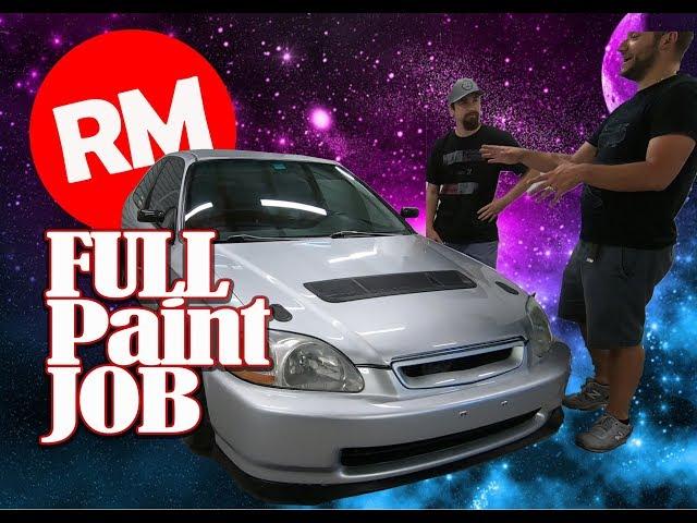 Track Civic Full Paint Job Refine Movement Collab.