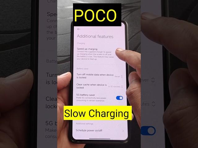 How to fix slow charging problem in poco/redmi