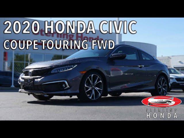 2020 Honda Civic Coupe TOURING: Features & Walk-around (Sterling Honda)