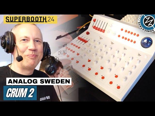 SUPERBOOTH 2024: Analog Sweden - Crum 2 Drum Machine