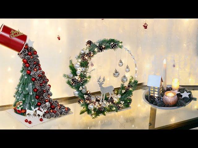 10 Christmas Decoration Ideas using Pine Cones! Diy Christmas 2022