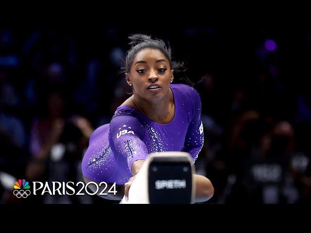 Simone Biles is queen of the beam once again, wins 22nd career World Title | NBC Sports