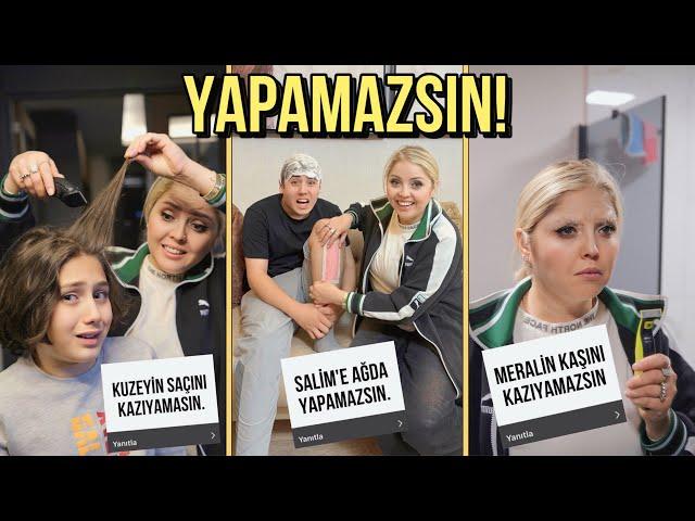 KUZEYİN SAÇINI KAZIYAMAZSIN !! (YAPAMAZSIN) CHALLENGE