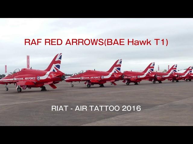 RAF RED ARROWS 2016 RIAT レッドアローズアクロバット飛行