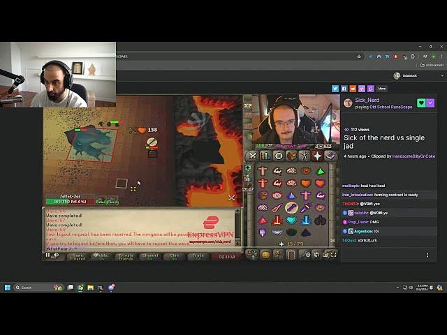 Odablock reacts to Sick Nerd HCIM death at Inferno