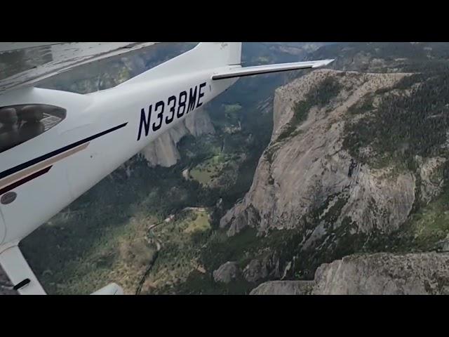 Yosemite National Park Flyover with Learn The Finer Points Mountain Flying Camp