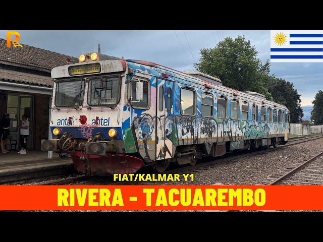 Cab Ride Rivera - Tacuarembó (Pintado – Rivera Railway - Uruguay) train driver's view 4K