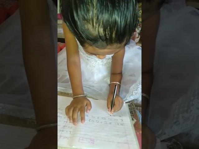 Word Best Handwriting | Beautiful handwriting 4 year old girl | kids writing ABCD | Writing Letters