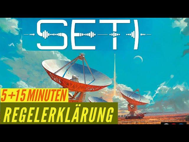 SETI Regeln Anleitung Erklärung Regelvideo Brettspiel Kennerspiel