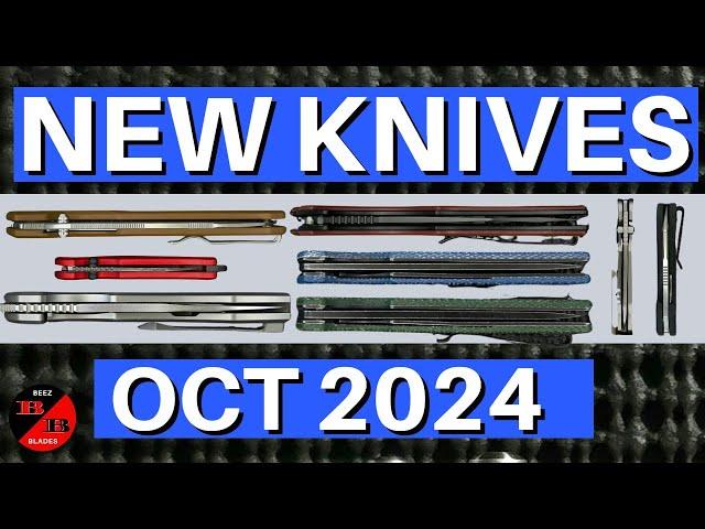 NEW KNIFE RELEASES OCTOBER 2024! New Folding and Fixed Blade Knives You Have To See!