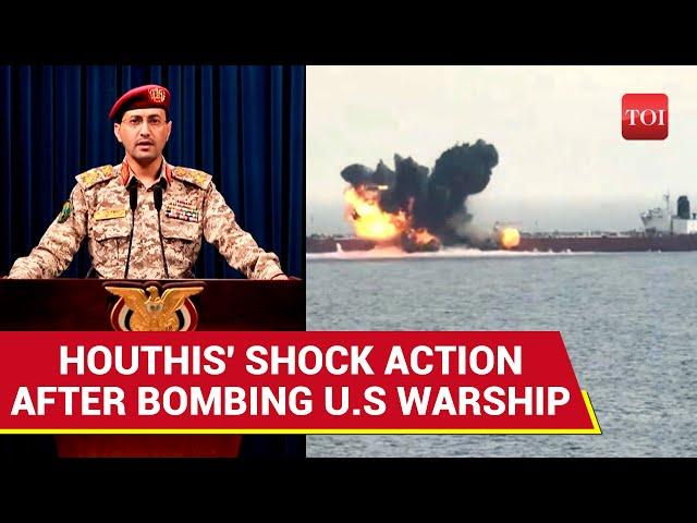 Houthis' Shock Video Message For Trump After Three 3 Missile Attacks On American Warship