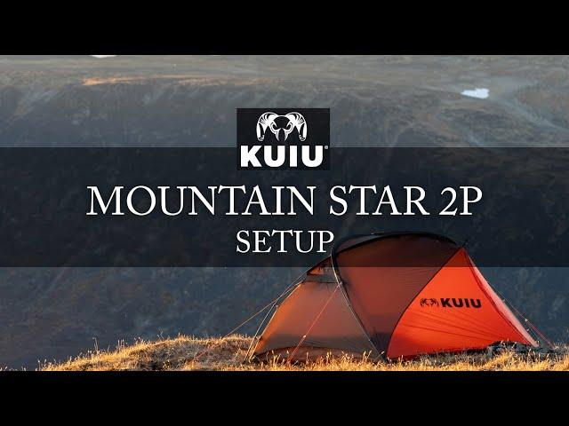 Mountain Star 2-Person Backpacking Tent Setup