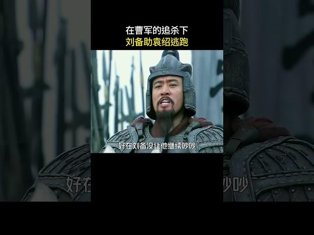 在曹军的追杀下，刘备助袁绍逃跑#三国 #电视剧 #shorts