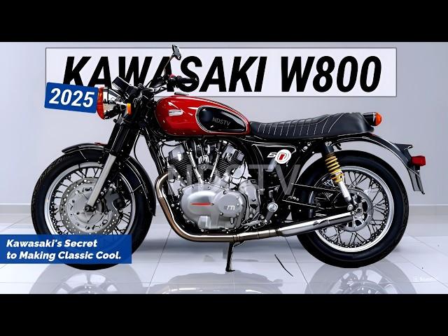 NEW 2025 KAWASAKI W800 REVEALED: Kawasaki's Secret to Making Classic Cool