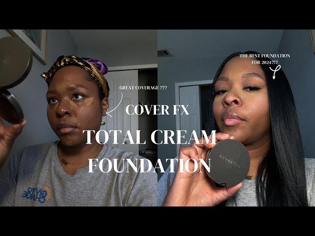 The best foundation for 2024? | Total cover cream foundation by Cover FX | Foundation #makeupreview