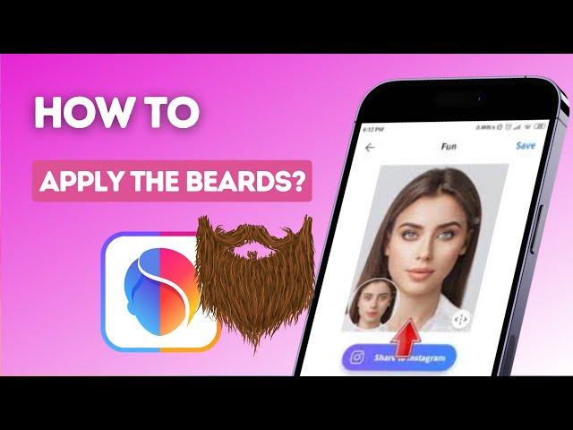 How to apply the beards filter on FaceApp?