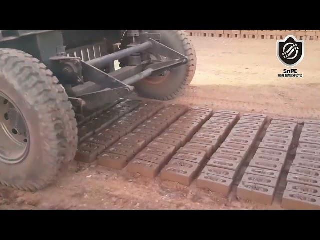 Unbelievable Brick Production Speed in India: 25,000+ in Just 1 Hour!| BMM 410 | SNPC