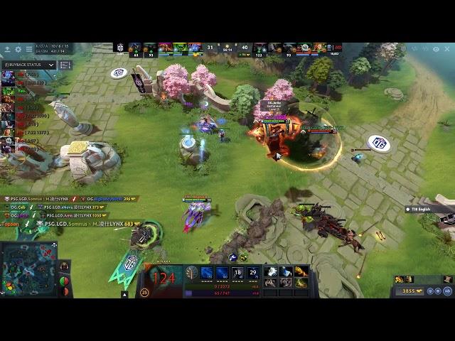 OG vs PSG.LGD Best Comeback TI8 UB Final , What A Game !!!!!