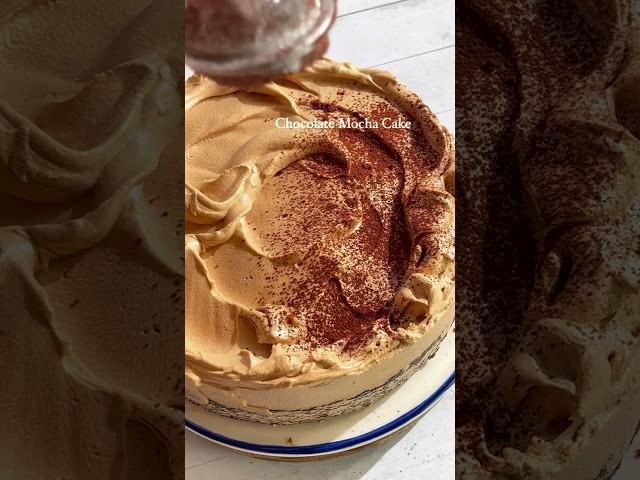 Chocolate Mocha Cake #chocolate cake #mocha #cakerecipe