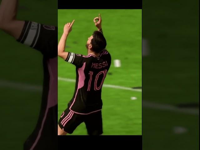 MESSI's GOAL for INTER MIAMI. #MESSI #fifa #fc24goals #gamer #football #goals #gaming #game #fc24