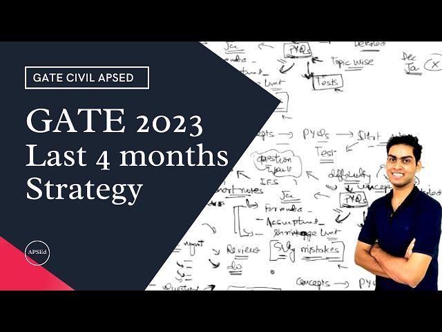 ̱How to Prepare For GATE Civil from September | GATE 2023 Preparation Strategy - APSEd