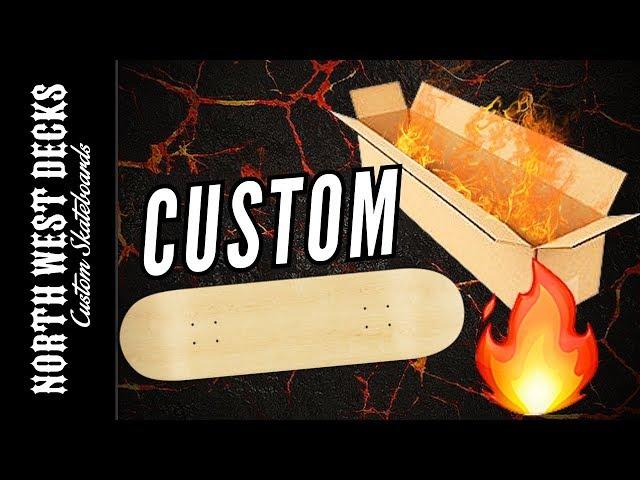 UNBOXING A CUSTOM SKATEBOARD! 