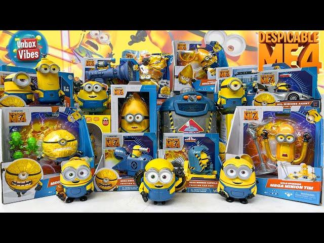 05 Minutes Satisfying with Unboxing DESPICABLE ME 4 Toy, Mega Minions Toys Collection ASMR