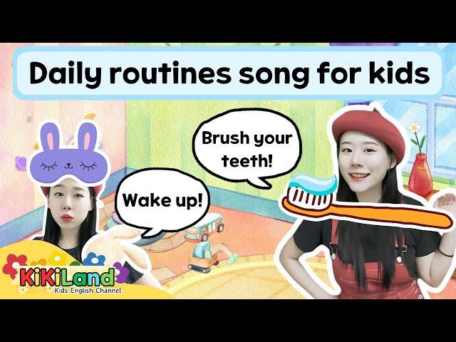 Learning English for Kids Made EASY with Daily Routines Vocabulary