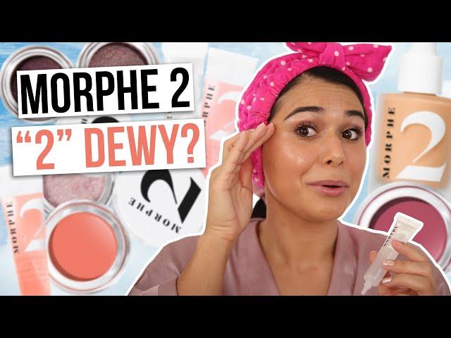 Morphe 2 Review for Combo Skin... Is It TOO Dewy??