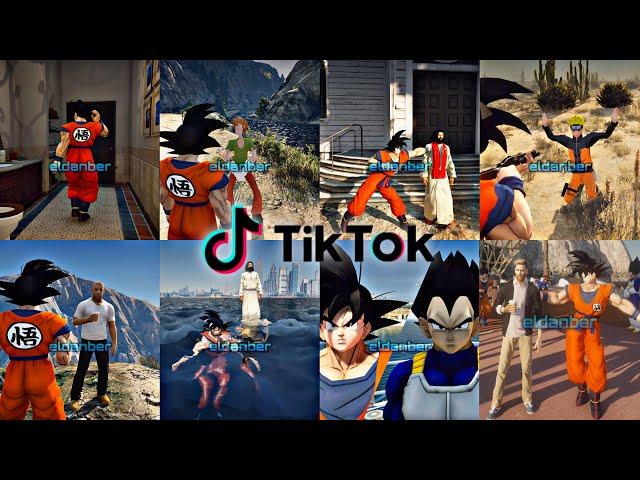 GOKU TIKTOKER | RECOPILACION DE VIDEOS DE TIKTOK DE GOKU - eldanber