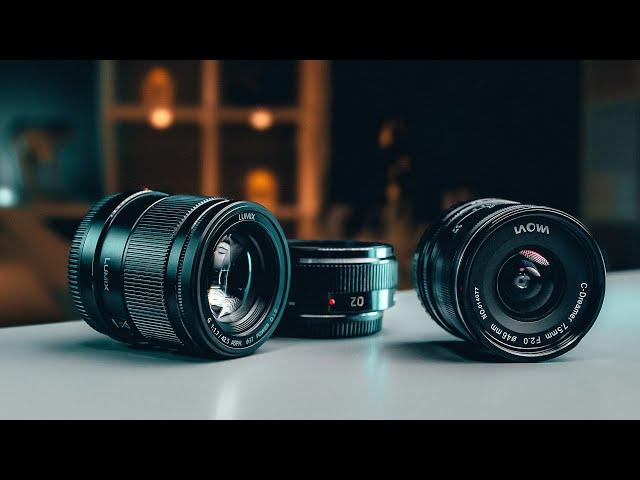 The BEST Lenses for MFT / M43 cameras EVERYONE needs! (Perfect for Lumix G7, G85, G9 & GH5)