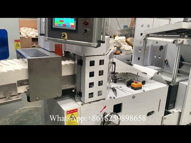 China manufacturer tissue paper napkin making machine with auto flip