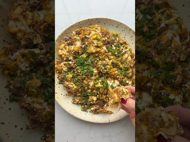 Ground Beef & Eggs | FeelGoodFoodie