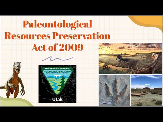 BLM Utah and the Paleontological Resources Act of 2009