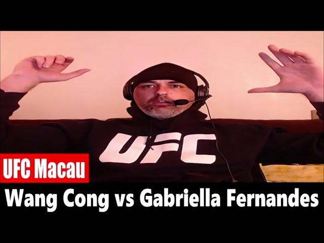 UFC Macau: Wang Cong vs Gabriella Fernandes LIVE REACTION