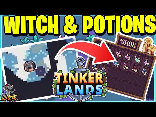 TINKERLANDS Cave & Witch Location Guide Plus Cauldron/Potions Tips - Huge Buffs!
