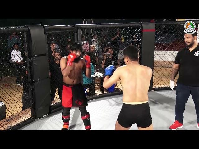 Zakir Siddiqui Vs Angam Sinha qualifying bout of MMAFI National Federation MMA Championship, 2021.