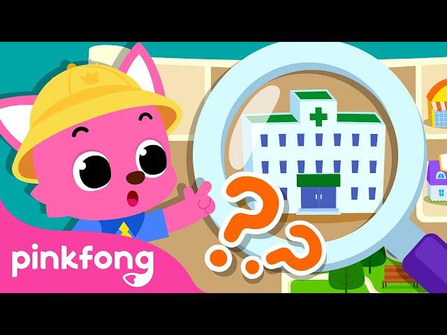  Guess Where in Town? | Song for Preschool Kids | Pinkfong Kids Songs