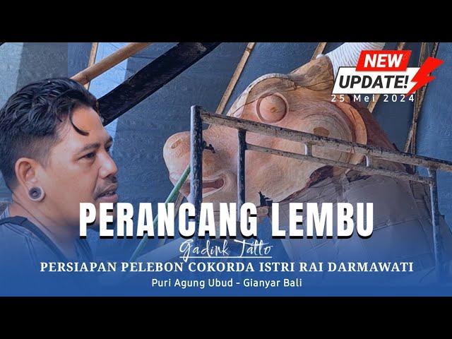 LEMBU BIG SIZE Puri Ubud  ‼️ Persiapan Pelebon Cokorda Istri Rai Darmawati