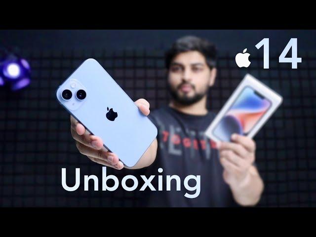 iPhone 14 ( Blue ) Unboxing & First impressions | what’s new? | Mohit Balani