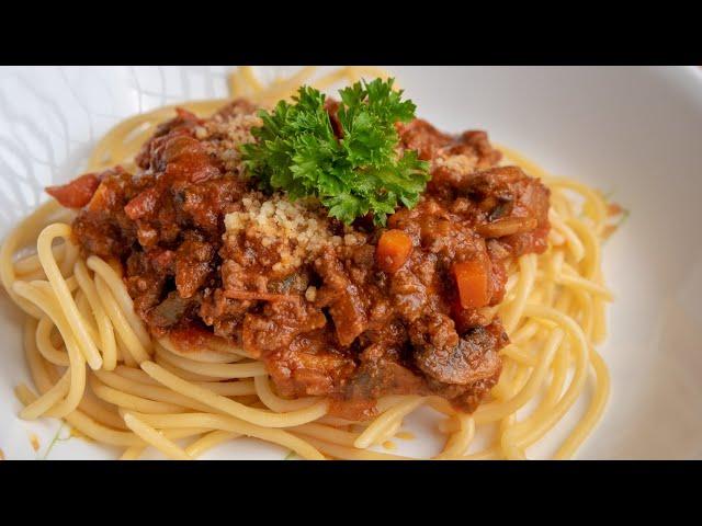 Cara yang Mudah Nak Sediakan Spaghetti Bolognese Sedap