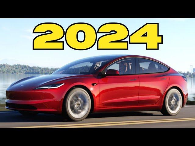 Elon Musk Reveals NEW 2024 Tesla Model 3 - Project Highland