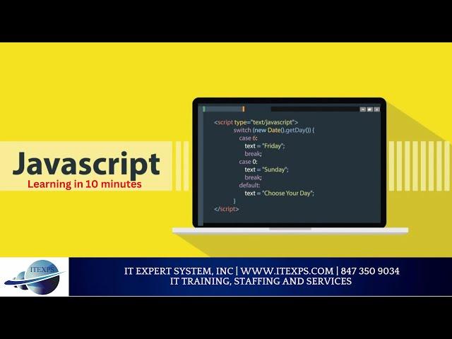 JavaScript Learning in 10 mins |#javascript  |#webdevelopment | IT Expert System, INC