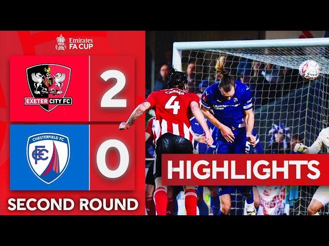 The Grecians Cruise Past Chesterfield | Exeter City 2-0 Chesterfield | Emirates FA Cup 2024-25