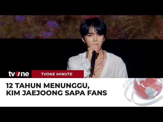 Konser Kim Jaejoong Sukses Digelar, Penantian Panjang 12 Tahun Terbayarkan | tvOne Minute