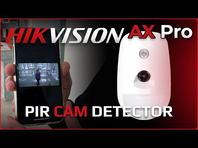 Hikvision AX PRO Wireless Alarm System: AX PRO PIRCAM Detector Review - Features / Demo / Activation